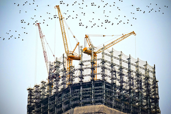 Construcción de viviendas en Alicante.