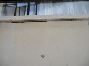 Hueco avellanado tornillo.
