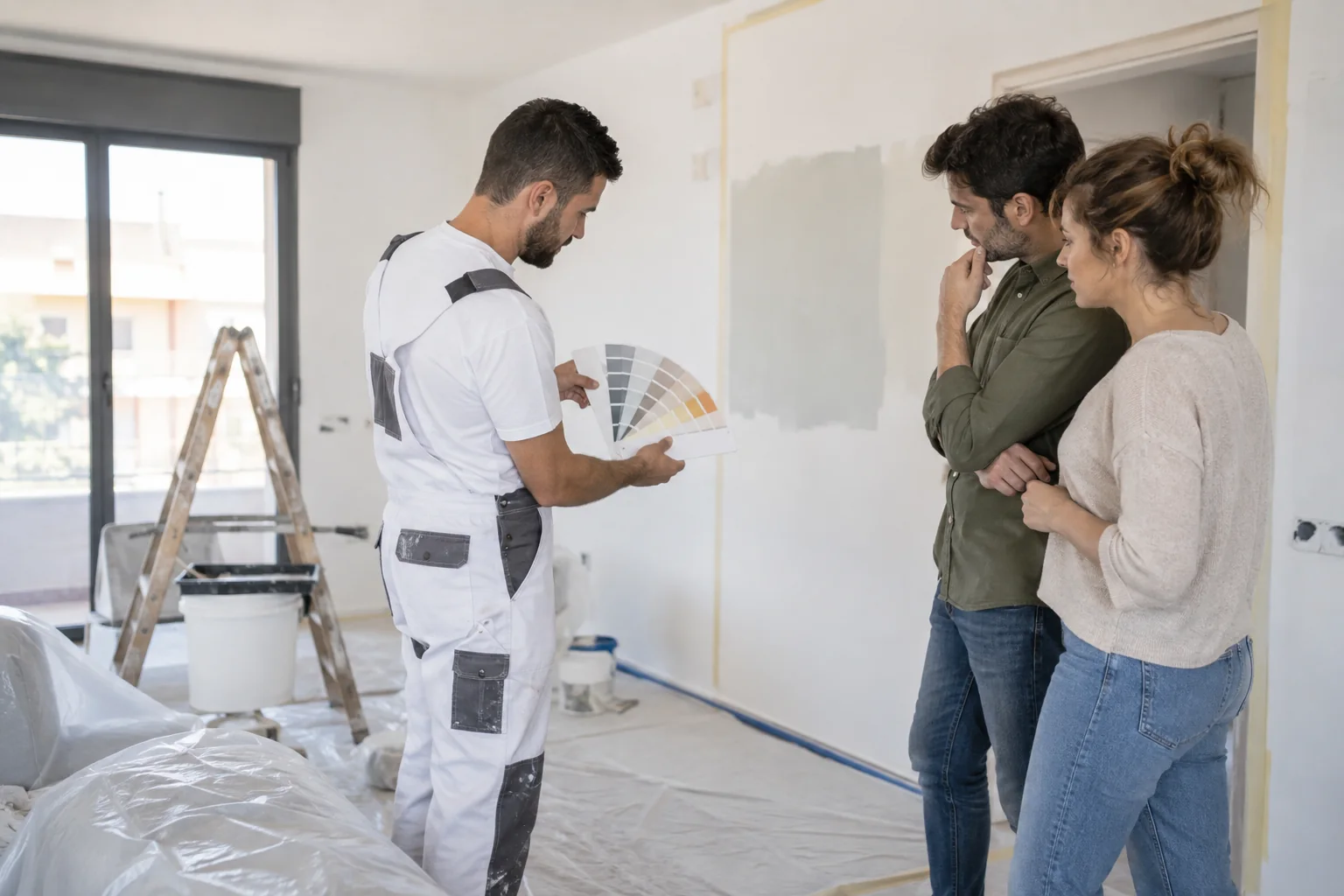 Detalle de cómo elegir al pintor profesional adecuado en Alicante