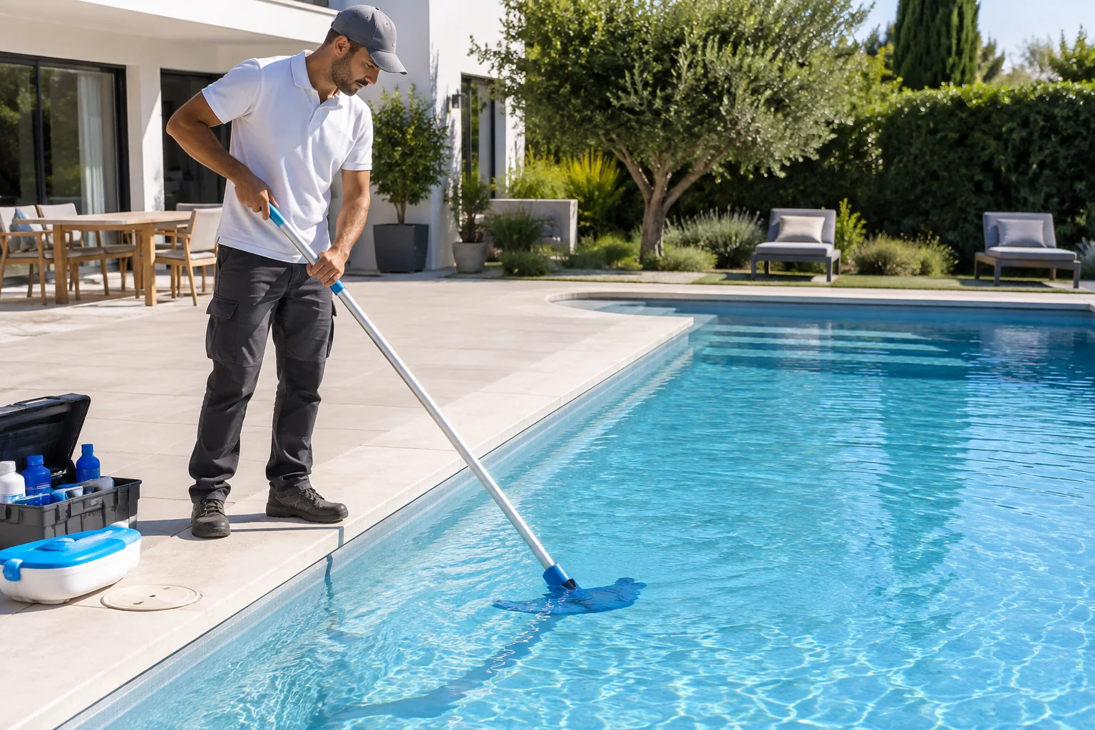 Detalle de mantenimiento de piscinas, consejos de profesionales en Alicante Detalle de mantenimiento de piscinas, consejos de profesionales en Alicante