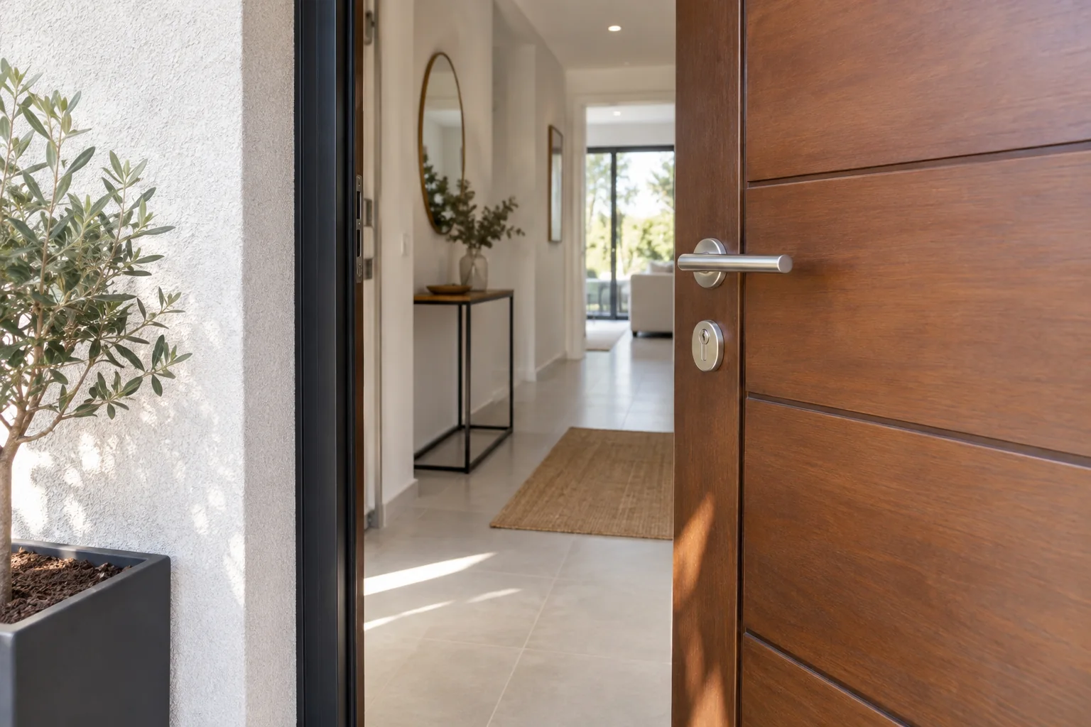 Detalle de métodos de seguridad para proteger una vivienda