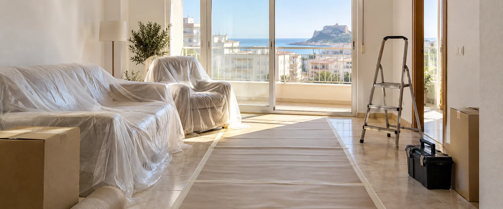 Vivienda luminosa en proceso de reforma en Alicante